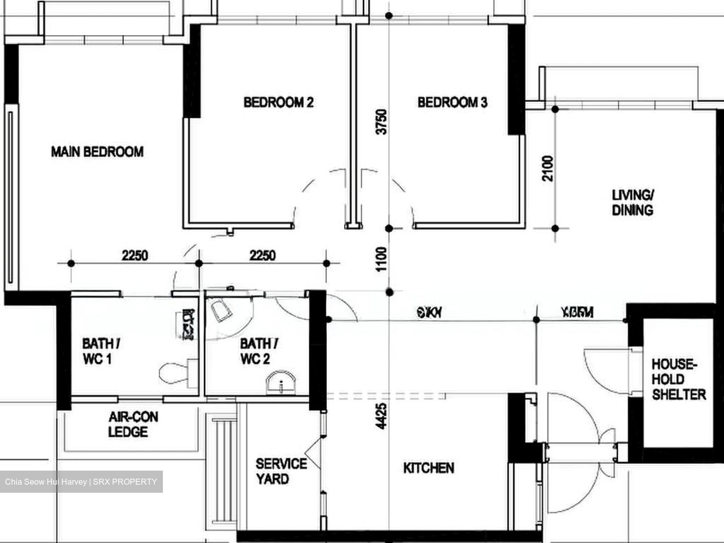 Blk 113B Alkaff Oasis (Toa Payoh), HDB 4 Rooms #578681091